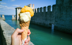 Eiscreme in Sirmione
