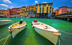 Peschiera Del Garda in der Provinz Venetien am Gardasee, Italien