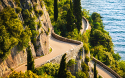 Serpentinen am Gardasee