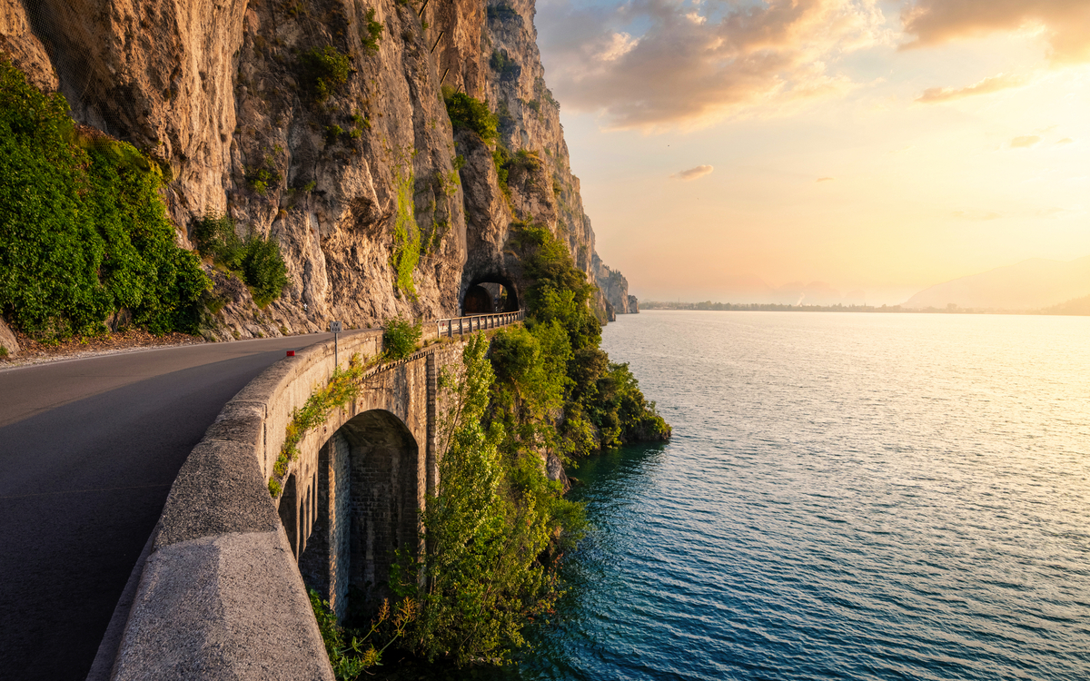 Serpentinen am Gardasee