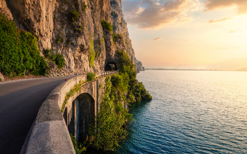 Serpentinen am Gardasee