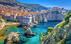 DDubrovnik an der Adriaküste in Dalmatien, Kroatien