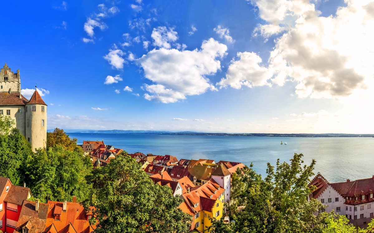 Meersburg, Bodensee, Panorama