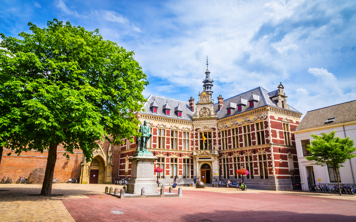 Universität Utrecht am Domplatz  in Utrecht, Niederlande
