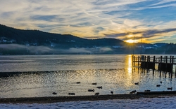 Sonnenuntergang am Titisee