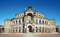 Semperoper in Dresden, Deutschland