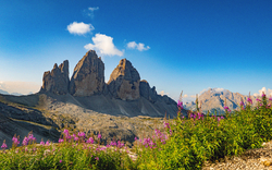 Drei Zinnen in den Sextner Dolomiten