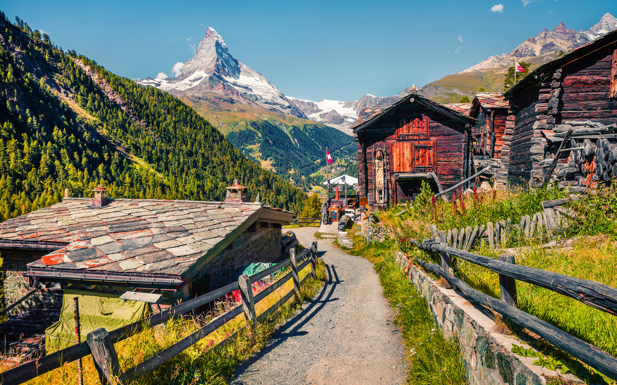 Matterhorn in der Schweiz