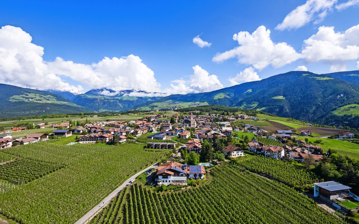 Luftaufnahme von Natz