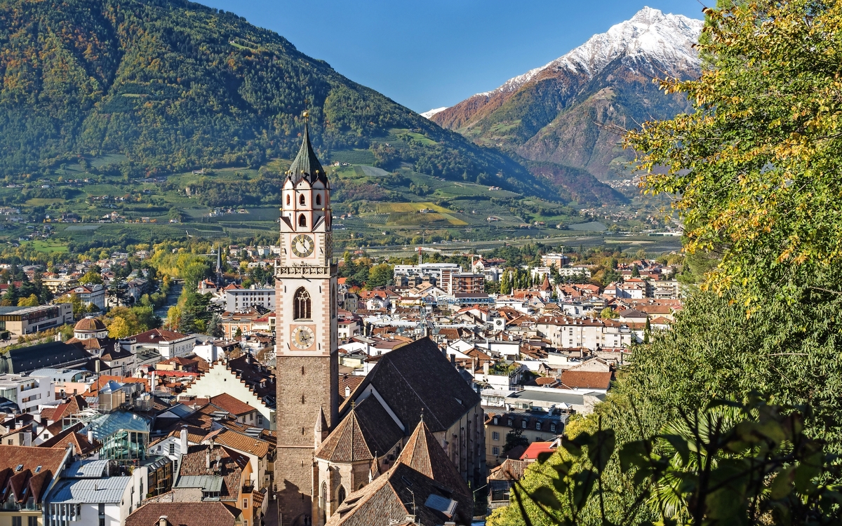Meran im Etschtal