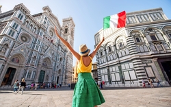 berühmte Kathedrale Santa Maria del Fiore in Florenz, Italien