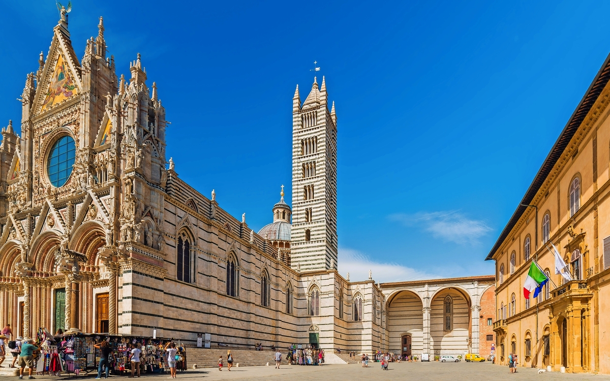 Dom zu Siena in der Toskana, Italien