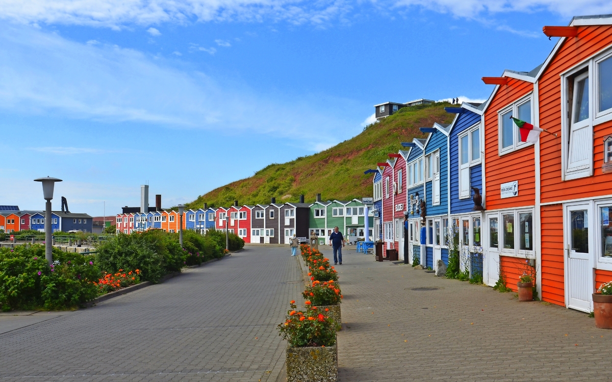 Hummerbuden auf Helgoland