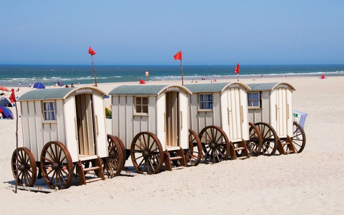 Badekarren auf Norderney