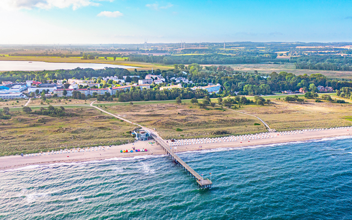 Weissenhäuser Strand Luftaufnahme 2