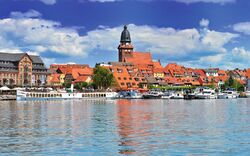 Hafen von Waren an der Müritz