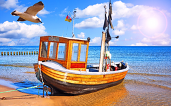 Ostseekutter auf Usedom