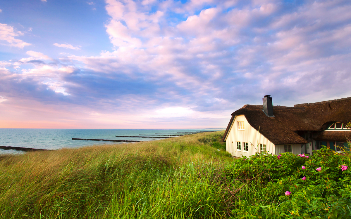 Ahrenshoop an der Ostsee in Deutschland