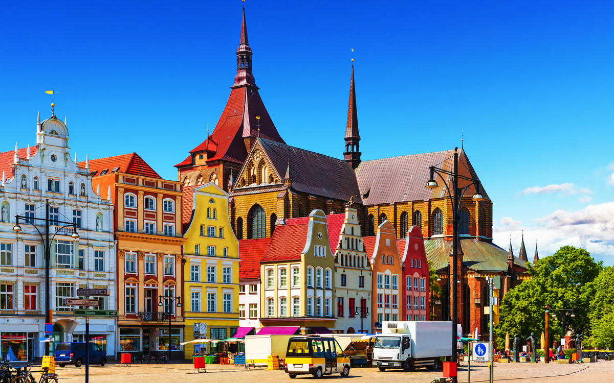 Marienkirche in der Rostocker Altstadt
