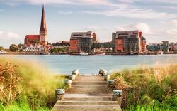 Blick auf Rostock