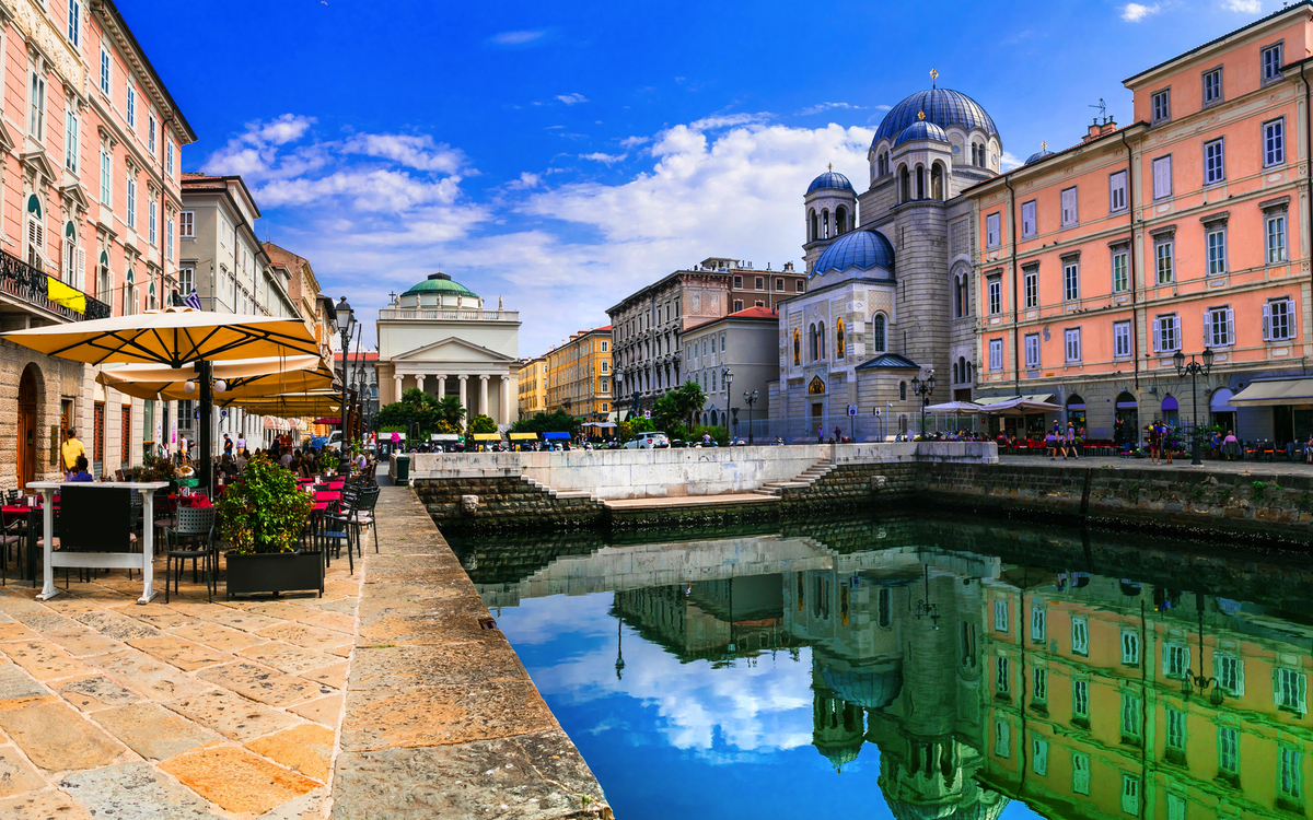 Canal Grande in Triest