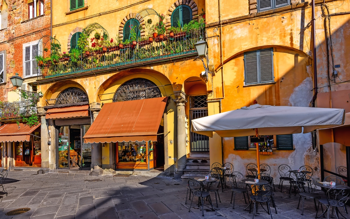 Lucca in der Toskana, Italien