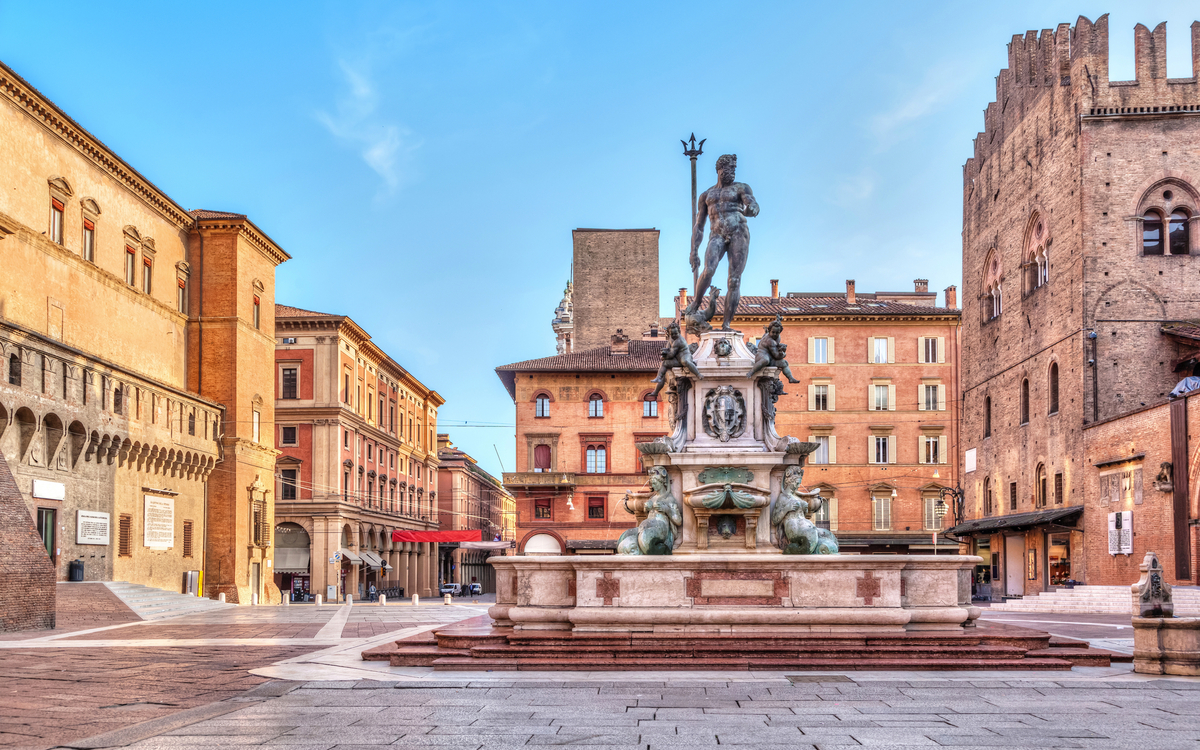 Piazza Del Nettuno in Bologna