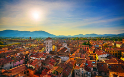Lucca in der Toskana