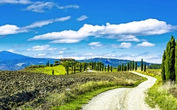 Landschaft in der Toskana