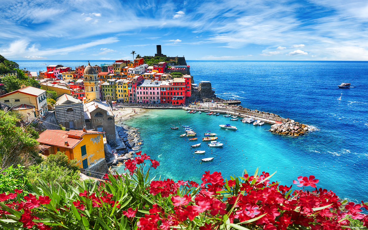 Vernazza in Italien