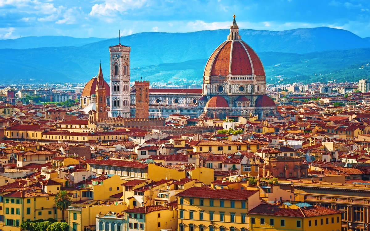 Stadtansicht in Florenz