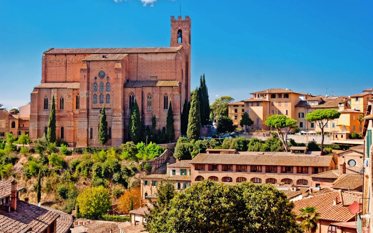 Siena in der Toskana, Italien