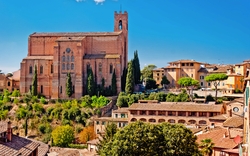 Siena in der Toskana, Italien