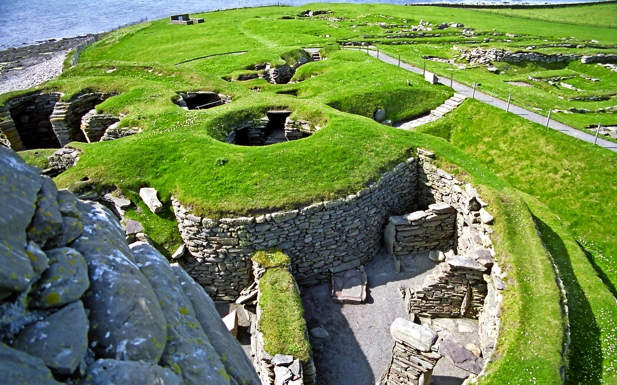 Jarlshof - bekanntest prähistorische archäologische Stätte