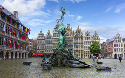 Zentrum von Antwerpen