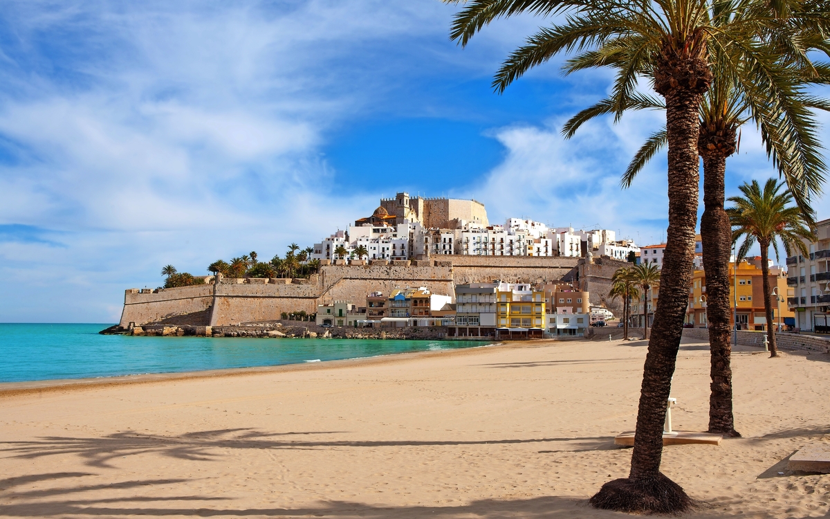 Peñiscola Castle und Strand
