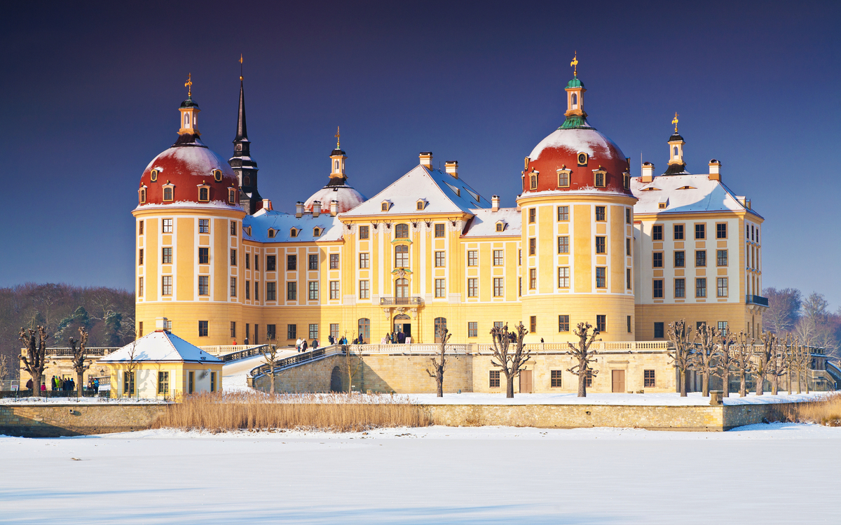 Schloss Moritzburg im Winter
