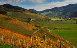 herbstliches Glottertal im Schwarzwald