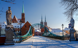 Dombrücke in Breslau, Polen 