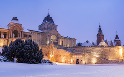 Hakenterrasse und Nationalmuseum in Stettin, Polen