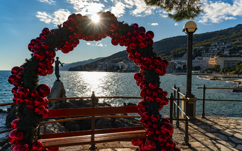 weihnachtliches Opatija