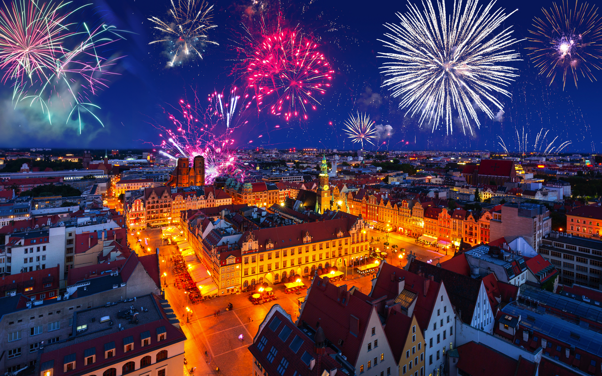 Silvester in Breslau