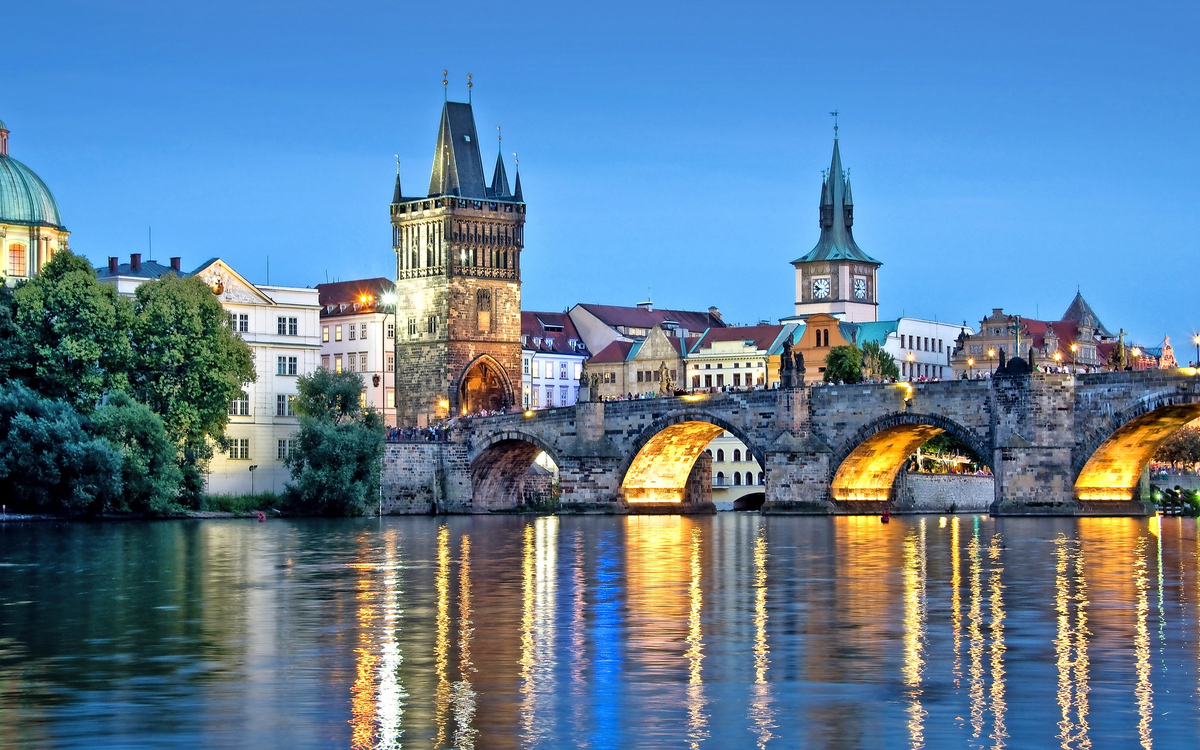 Karlsbrücke in Prag, Tschechien
