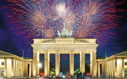 Feuerwerk am Brandenburger Tor