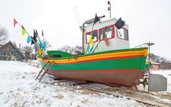 Fischerboot in Danzig