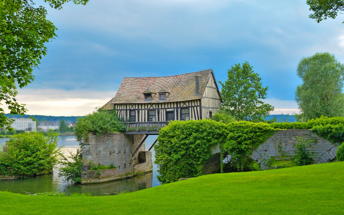 Alte Mühle - Motiv für den Maler Claude Monet