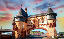 Brückentor in Traben Trarbach, Deutschland 