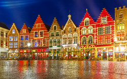 Weihnachtsmarkt in Brügge, Belgien