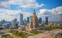 Skyline von Warschau