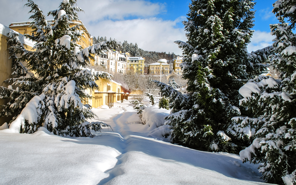 Marienbad im Winter